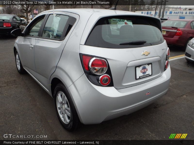 Silver Ice Metallic / Jet Black/Dark Titanium 2012 Chevrolet Sonic LS Hatch