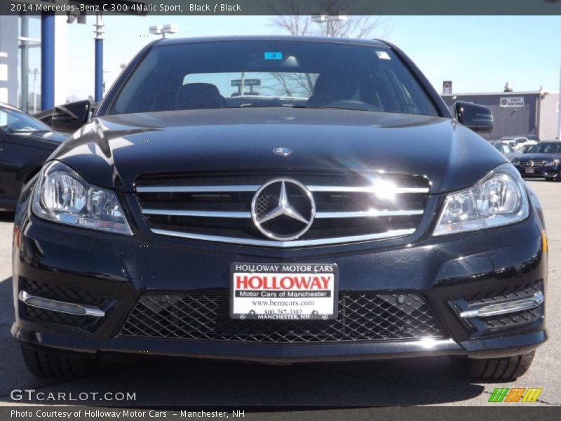 Black / Black 2014 Mercedes-Benz C 300 4Matic Sport