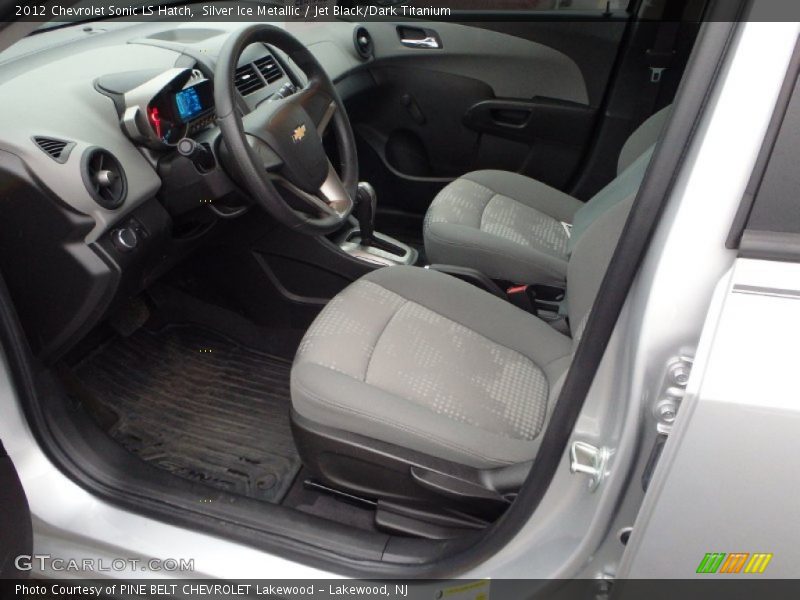 Silver Ice Metallic / Jet Black/Dark Titanium 2012 Chevrolet Sonic LS Hatch