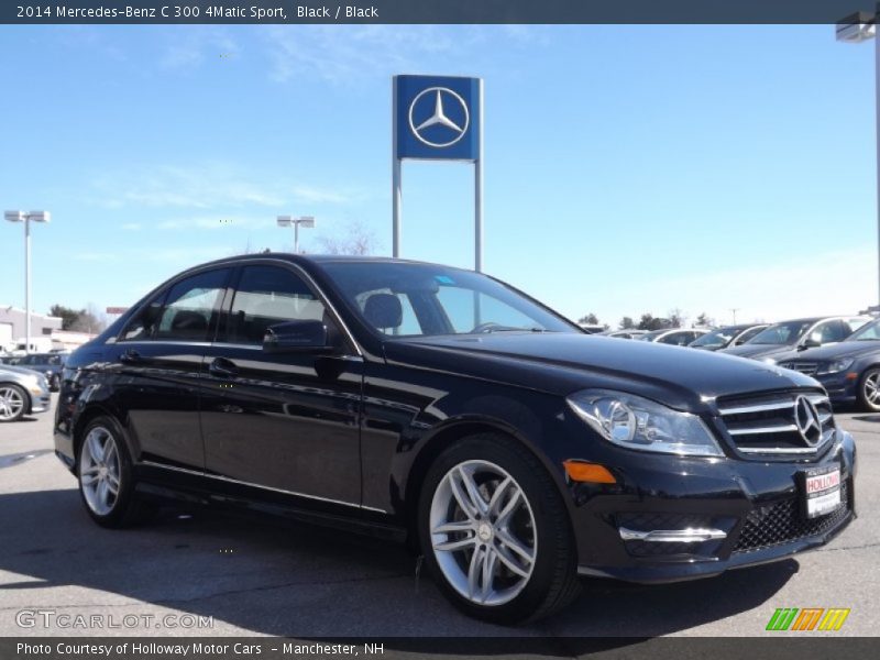 Black / Black 2014 Mercedes-Benz C 300 4Matic Sport