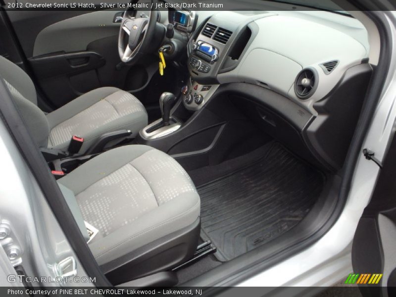 Silver Ice Metallic / Jet Black/Dark Titanium 2012 Chevrolet Sonic LS Hatch