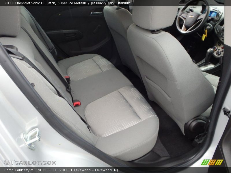 Silver Ice Metallic / Jet Black/Dark Titanium 2012 Chevrolet Sonic LS Hatch