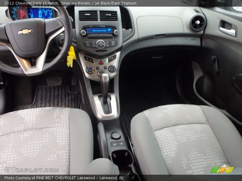 Silver Ice Metallic / Jet Black/Dark Titanium 2012 Chevrolet Sonic LS Hatch