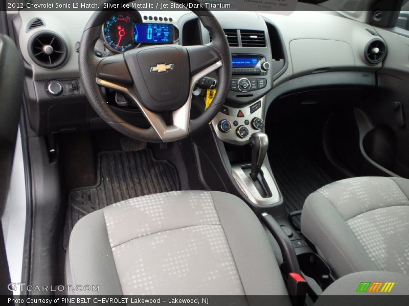 Silver Ice Metallic / Jet Black/Dark Titanium 2012 Chevrolet Sonic LS Hatch