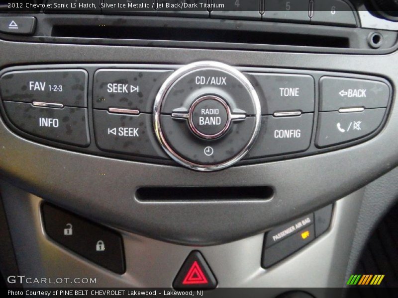 Silver Ice Metallic / Jet Black/Dark Titanium 2012 Chevrolet Sonic LS Hatch
