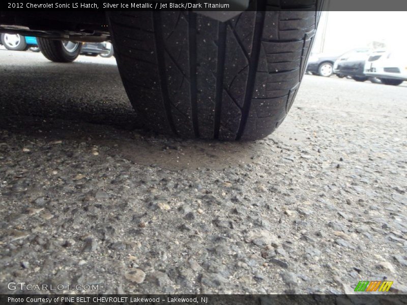 Silver Ice Metallic / Jet Black/Dark Titanium 2012 Chevrolet Sonic LS Hatch