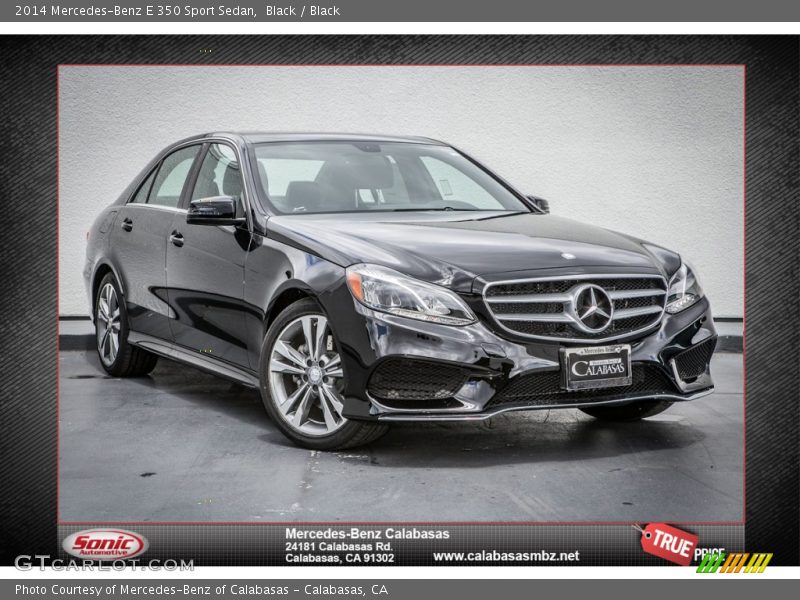 Black / Black 2014 Mercedes-Benz E 350 Sport Sedan