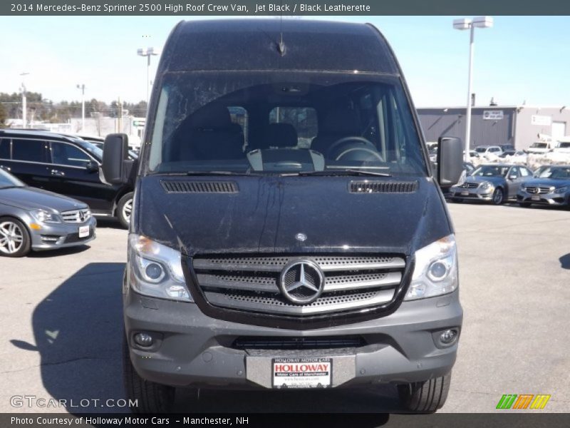 Jet Black / Black Leatherette 2014 Mercedes-Benz Sprinter 2500 High Roof Crew Van