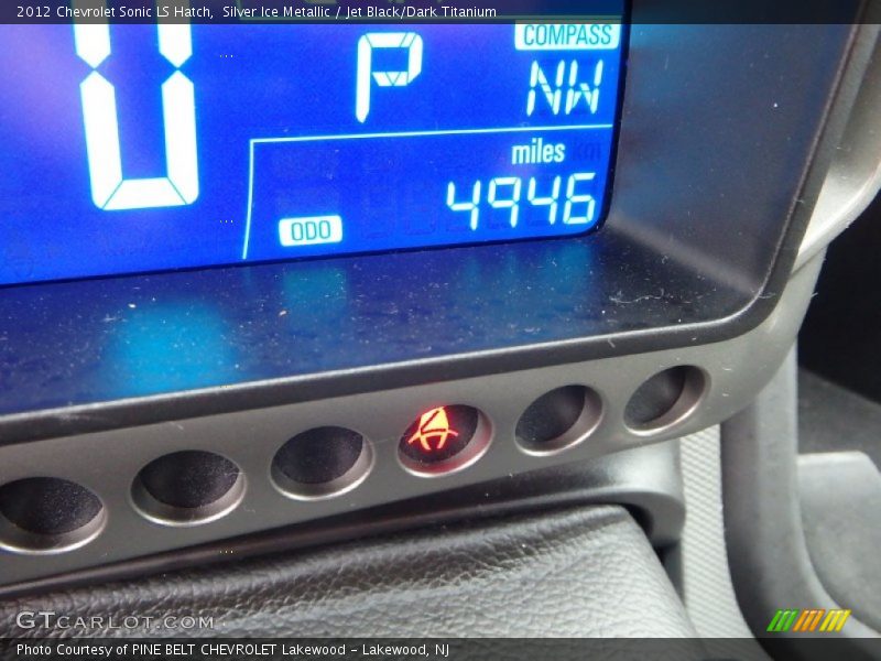 Silver Ice Metallic / Jet Black/Dark Titanium 2012 Chevrolet Sonic LS Hatch