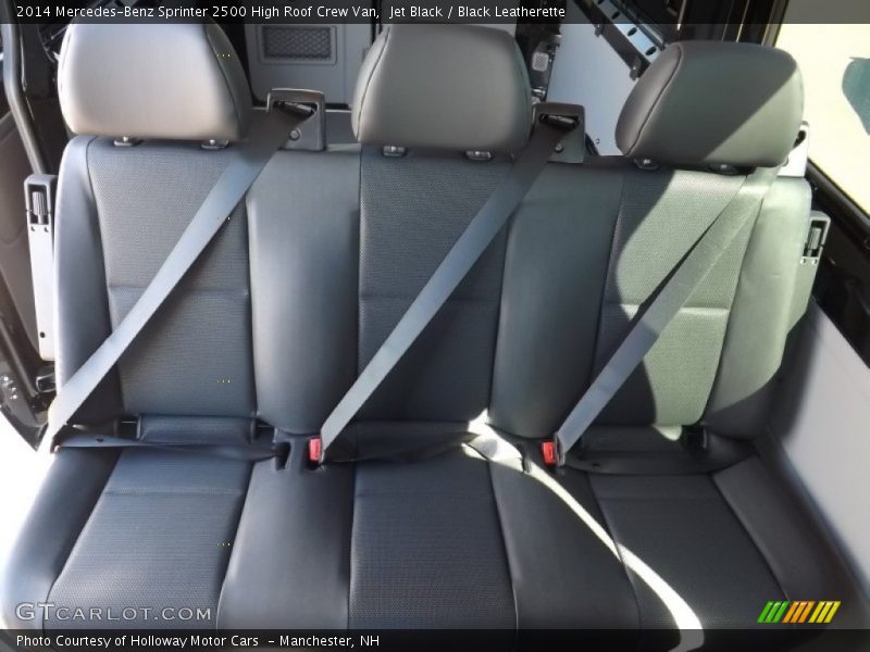 Rear Seat of 2014 Sprinter 2500 High Roof Crew Van