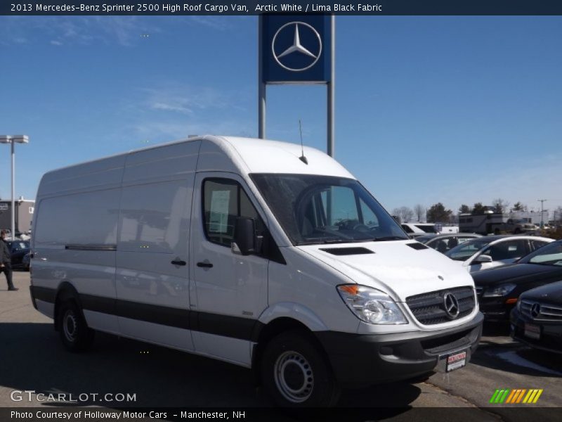 Arctic White / Lima Black Fabric 2013 Mercedes-Benz Sprinter 2500 High Roof Cargo Van