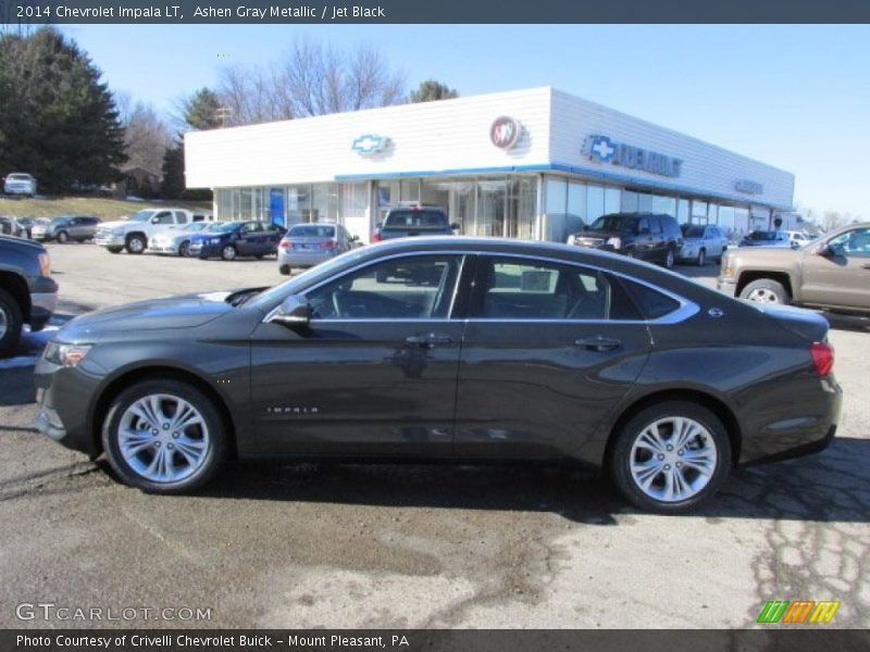 Ashen Gray Metallic / Jet Black 2014 Chevrolet Impala LT