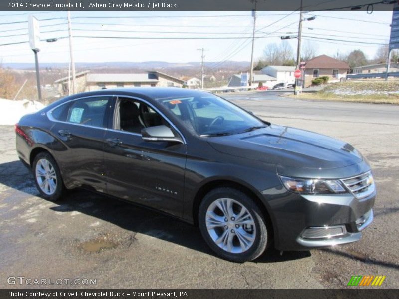 Ashen Gray Metallic / Jet Black 2014 Chevrolet Impala LT