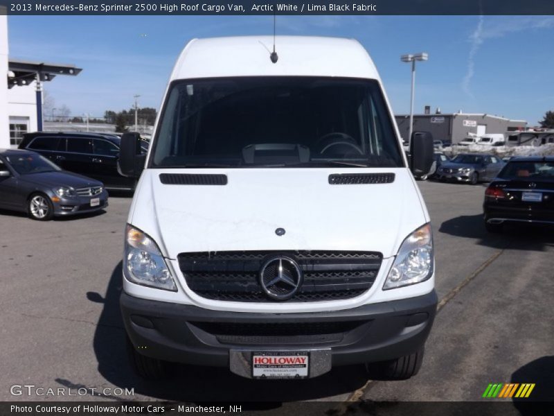 Arctic White / Lima Black Fabric 2013 Mercedes-Benz Sprinter 2500 High Roof Cargo Van