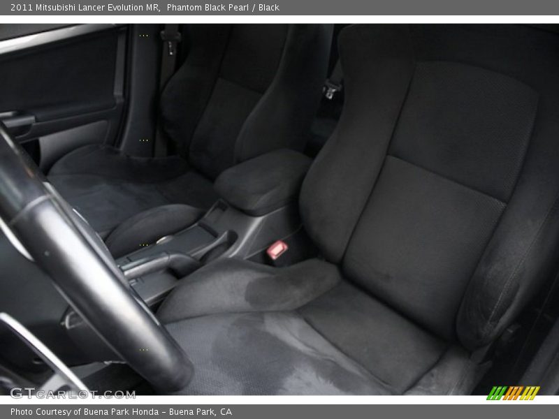 Phantom Black Pearl / Black 2011 Mitsubishi Lancer Evolution MR