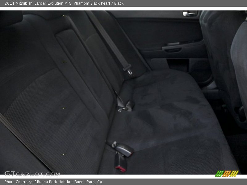 Phantom Black Pearl / Black 2011 Mitsubishi Lancer Evolution MR