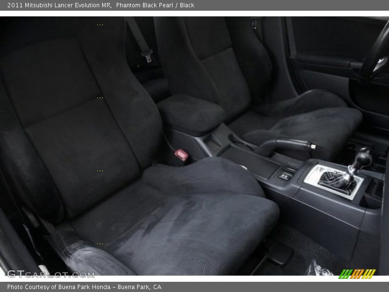 Phantom Black Pearl / Black 2011 Mitsubishi Lancer Evolution MR