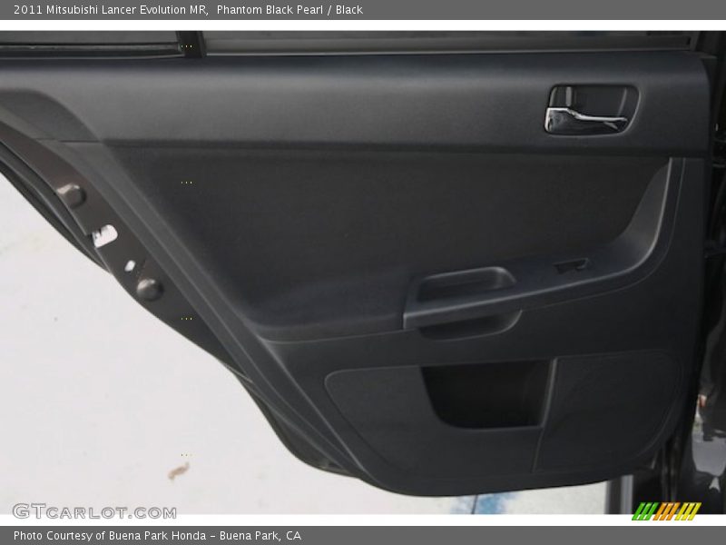 Phantom Black Pearl / Black 2011 Mitsubishi Lancer Evolution MR