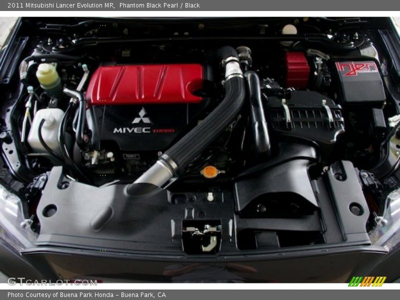 Phantom Black Pearl / Black 2011 Mitsubishi Lancer Evolution MR