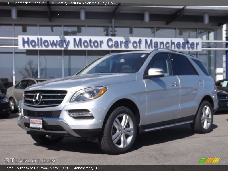 Iridium Silver Metallic / Grey 2014 Mercedes-Benz ML 350 4Matic