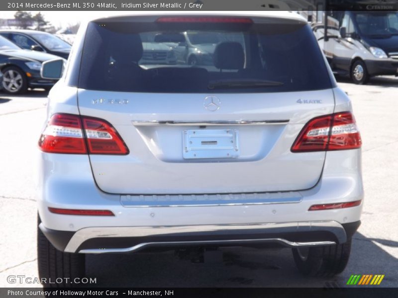 Iridium Silver Metallic / Grey 2014 Mercedes-Benz ML 350 4Matic