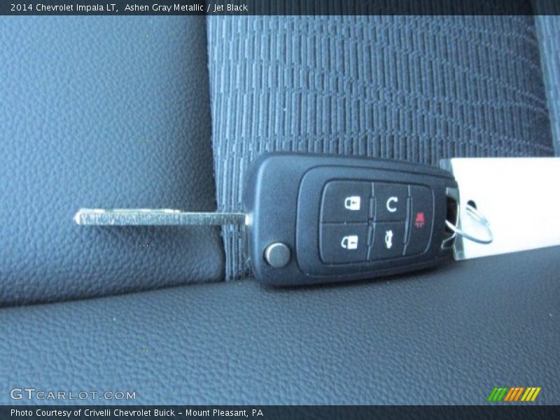 Ashen Gray Metallic / Jet Black 2014 Chevrolet Impala LT