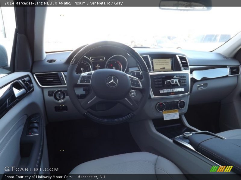 Iridium Silver Metallic / Grey 2014 Mercedes-Benz ML 350 4Matic