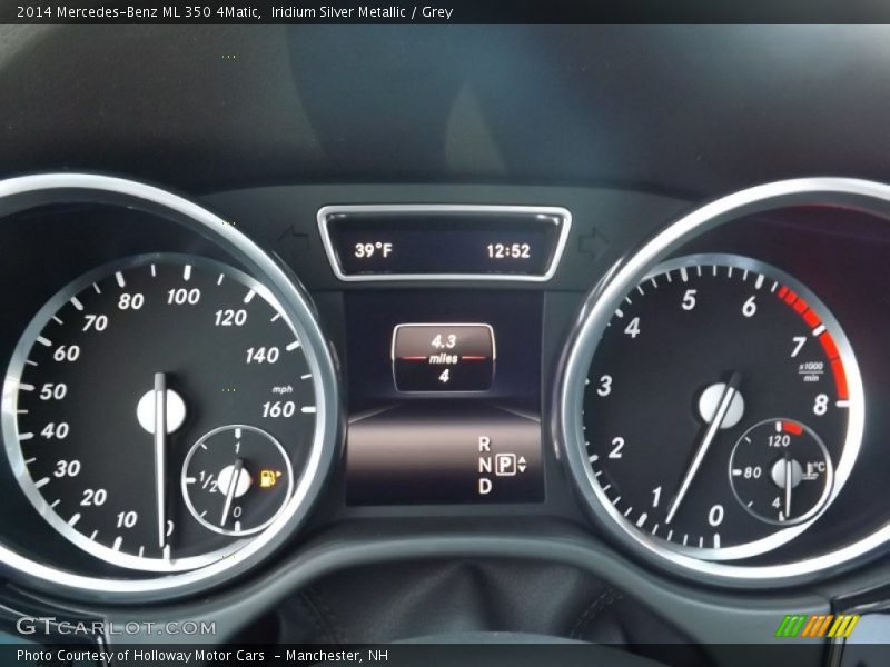Iridium Silver Metallic / Grey 2014 Mercedes-Benz ML 350 4Matic