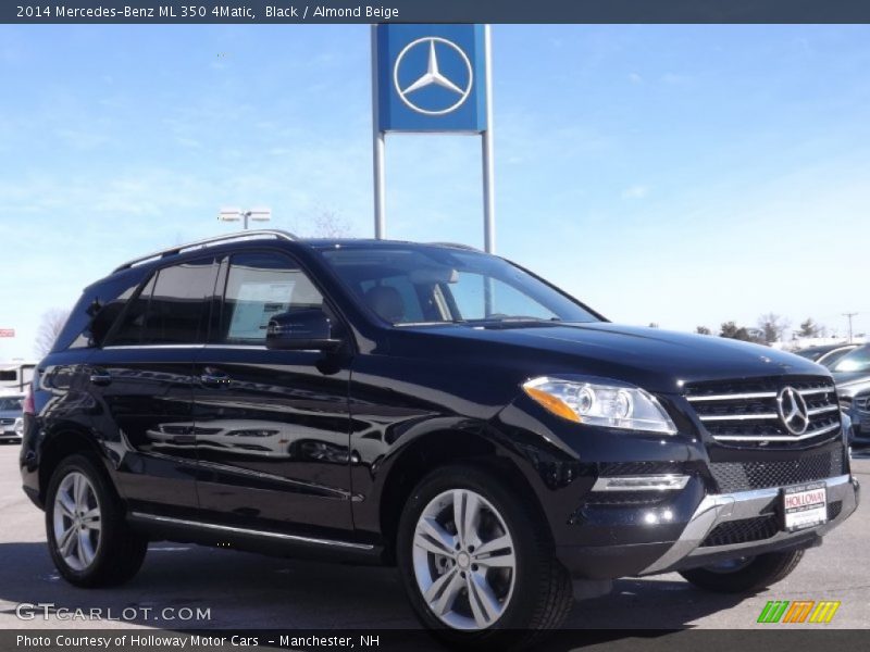 Black / Almond Beige 2014 Mercedes-Benz ML 350 4Matic