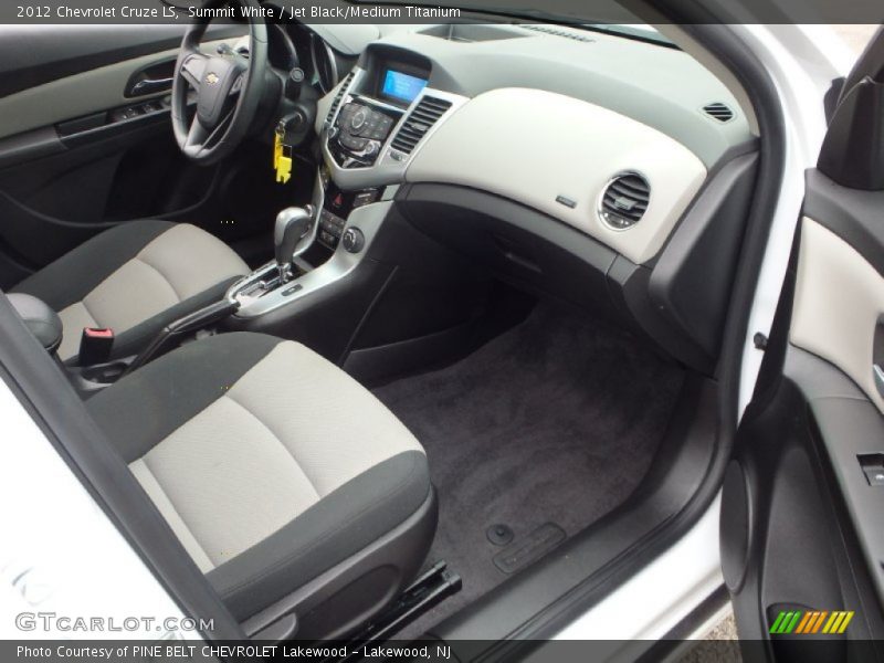 Summit White / Jet Black/Medium Titanium 2012 Chevrolet Cruze LS