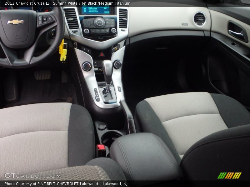 Summit White / Jet Black/Medium Titanium 2012 Chevrolet Cruze LS