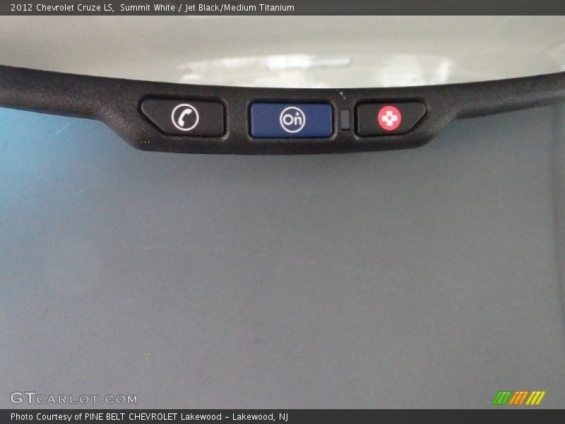 Summit White / Jet Black/Medium Titanium 2012 Chevrolet Cruze LS