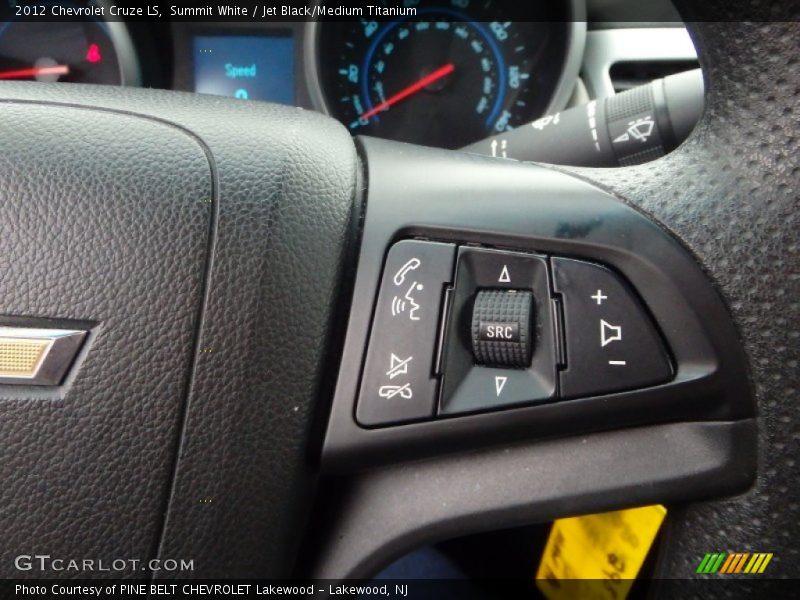 Summit White / Jet Black/Medium Titanium 2012 Chevrolet Cruze LS