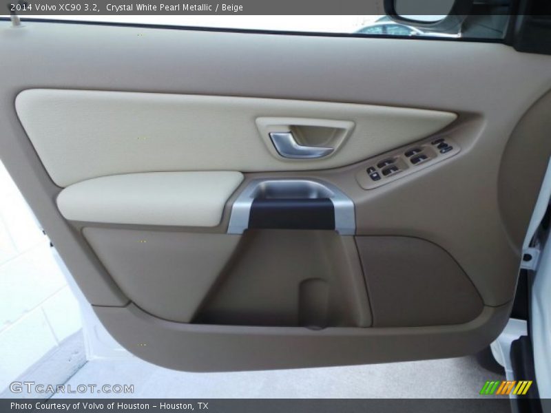 Crystal White Pearl Metallic / Beige 2014 Volvo XC90 3.2