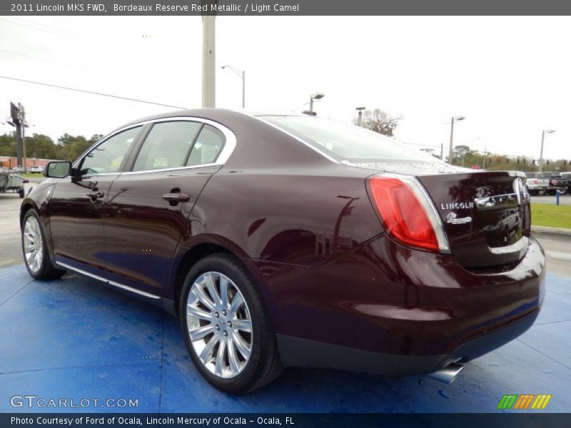 Bordeaux Reserve Red Metallic / Light Camel 2011 Lincoln MKS FWD