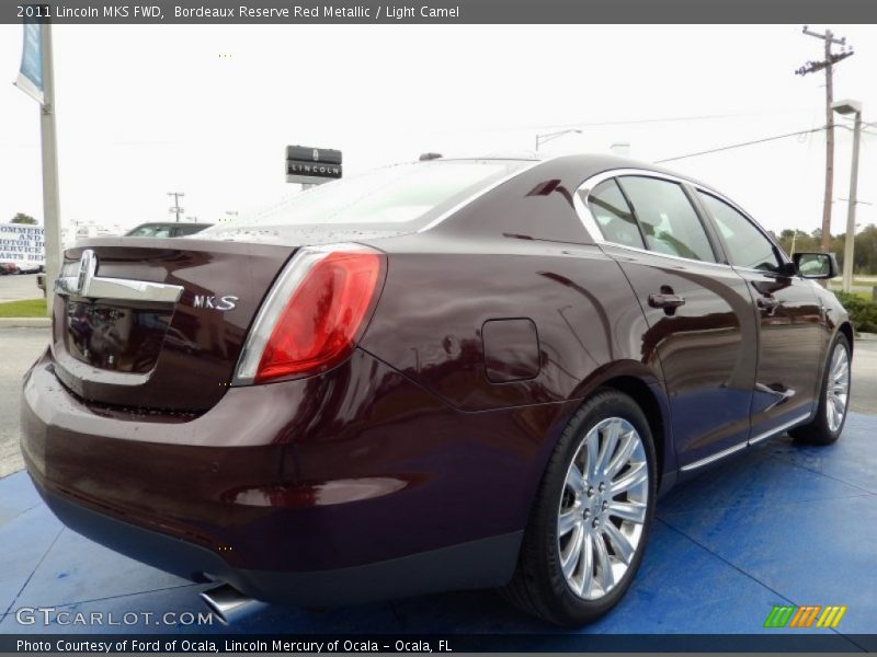 Bordeaux Reserve Red Metallic / Light Camel 2011 Lincoln MKS FWD