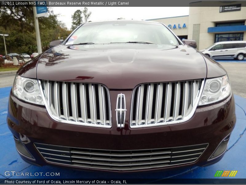 Bordeaux Reserve Red Metallic / Light Camel 2011 Lincoln MKS FWD
