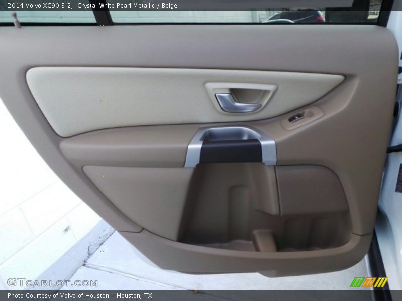 Crystal White Pearl Metallic / Beige 2014 Volvo XC90 3.2