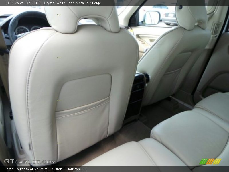 Crystal White Pearl Metallic / Beige 2014 Volvo XC90 3.2