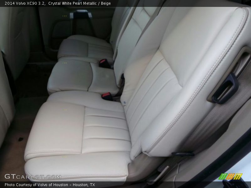 Crystal White Pearl Metallic / Beige 2014 Volvo XC90 3.2