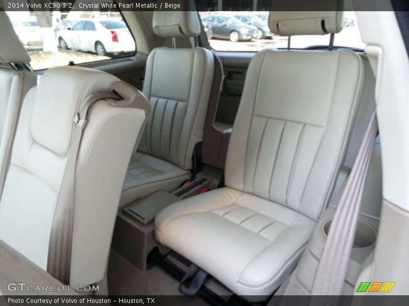 Crystal White Pearl Metallic / Beige 2014 Volvo XC90 3.2