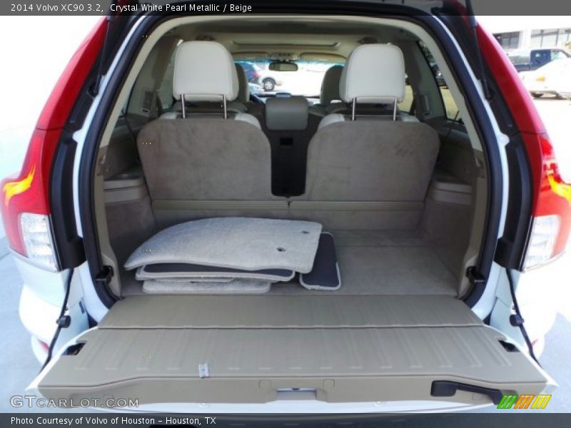 Crystal White Pearl Metallic / Beige 2014 Volvo XC90 3.2