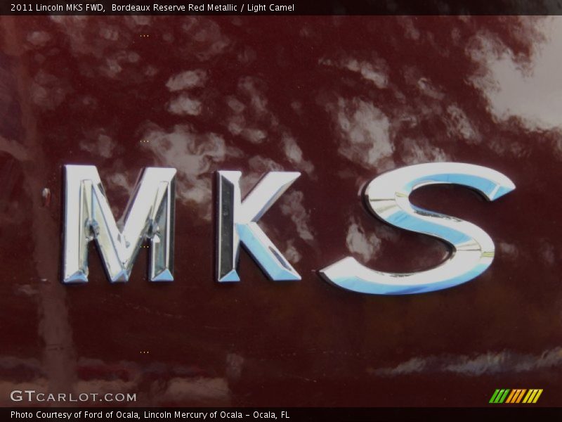 Bordeaux Reserve Red Metallic / Light Camel 2011 Lincoln MKS FWD