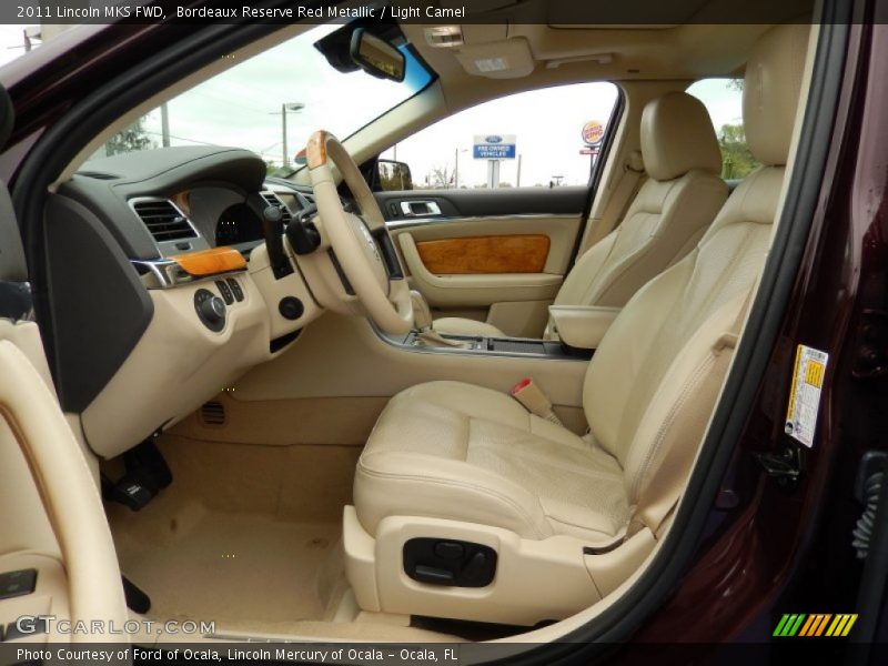 Bordeaux Reserve Red Metallic / Light Camel 2011 Lincoln MKS FWD