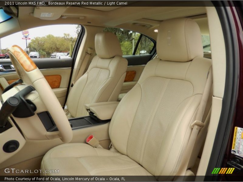 Bordeaux Reserve Red Metallic / Light Camel 2011 Lincoln MKS FWD