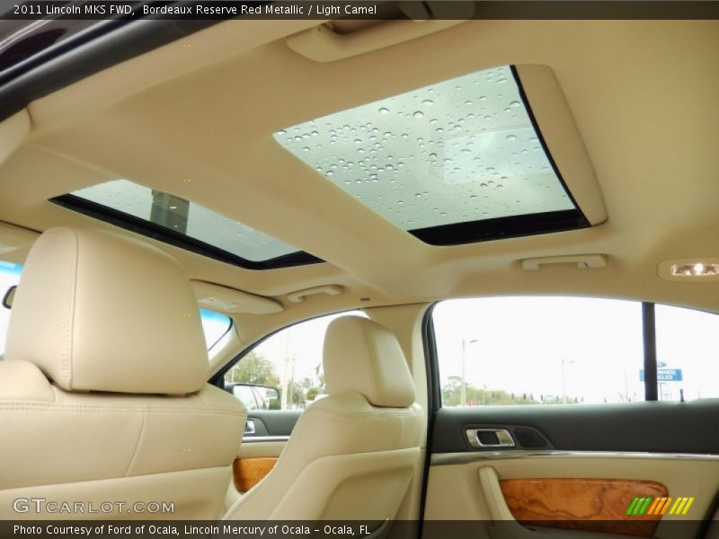 Bordeaux Reserve Red Metallic / Light Camel 2011 Lincoln MKS FWD