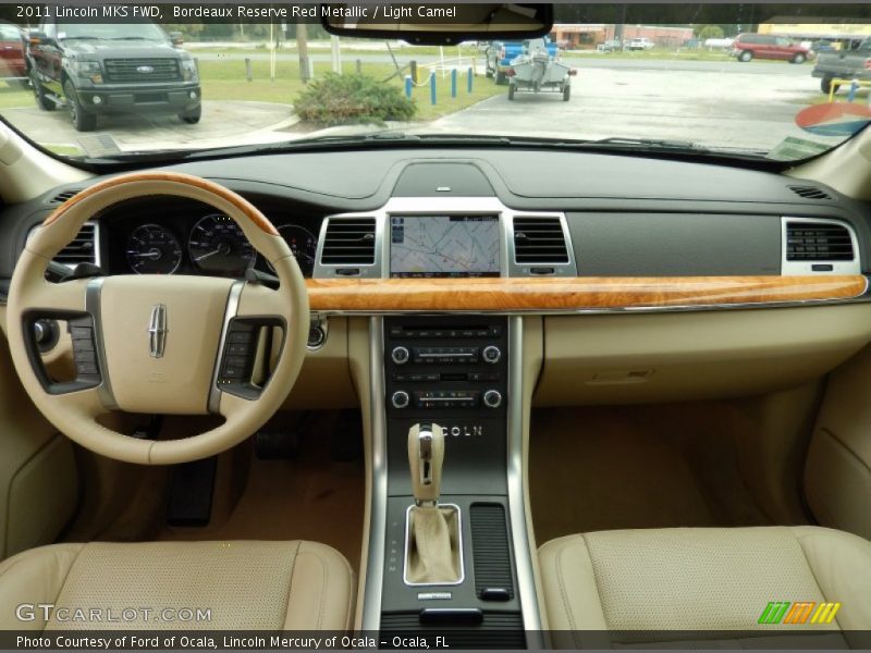 Bordeaux Reserve Red Metallic / Light Camel 2011 Lincoln MKS FWD