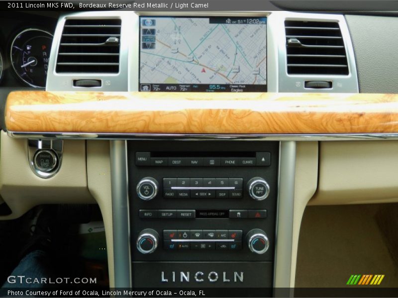 Bordeaux Reserve Red Metallic / Light Camel 2011 Lincoln MKS FWD