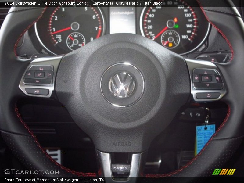 Carbon Steel Gray Metallic / Titan Black 2014 Volkswagen GTI 4 Door Wolfsburg Edition