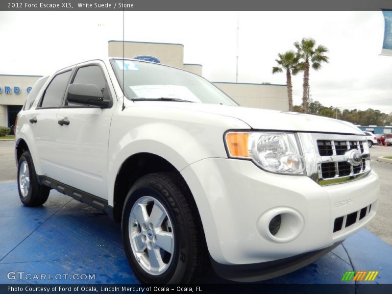 White Suede / Stone 2012 Ford Escape XLS